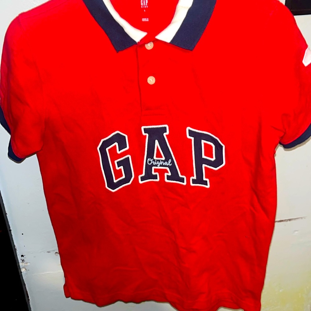 Large red gap polo
